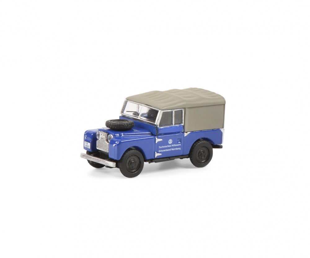 Schuco 1:87 MHI THW Set Land Rover 88 / Mercedes Benz Unimog U 404 / Mercedes Benz LG 315 452656000