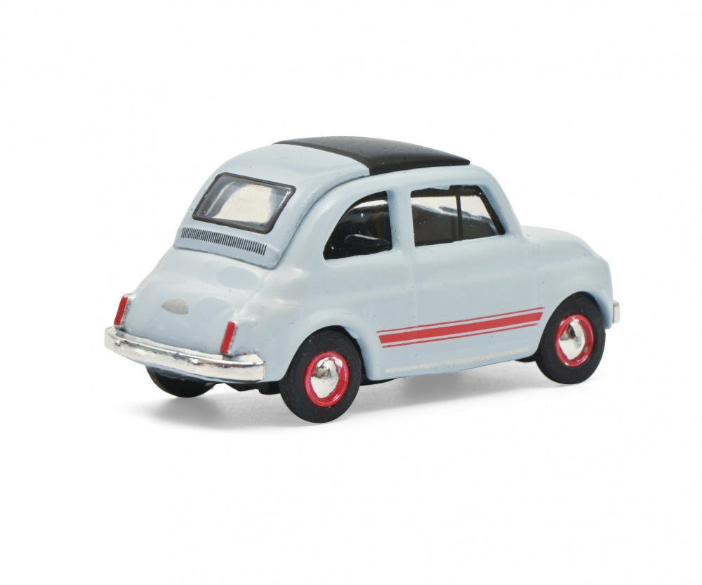 Schuco 1:87 Fiat 500 Sport blue/grey 452659400