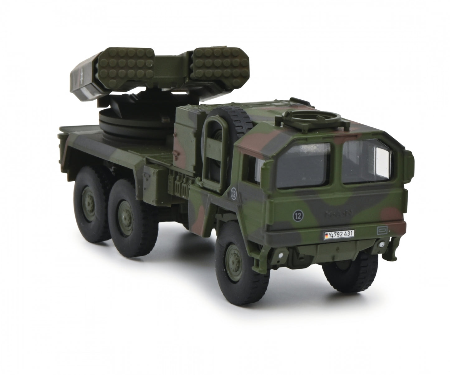 Schuco 1:87 MAN LKW 7t GL KAT I 6x6 Rocket Launcher LARS II Bundeswehr 452666200