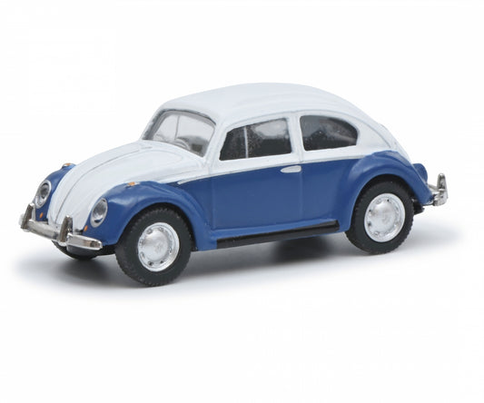 Schuco 1:87 Volkswagen Beetle blue/white 452670600