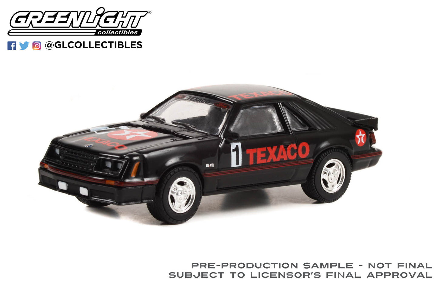 GreenLight 1:64 Running on Empty Series 15 - 1982 Ford Mustang GT - Texaco #1 41150-C