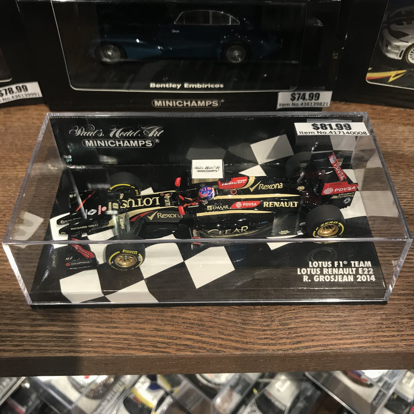 Minichamps 1:43 Lotus F1 team #8 Renault E22 Romain Grosjean 2014 417140008