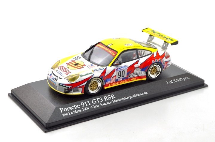 Minichamps 1:43 Porsche 911 GT3 RSR Maassen #90 Le Mans 2004 400046990