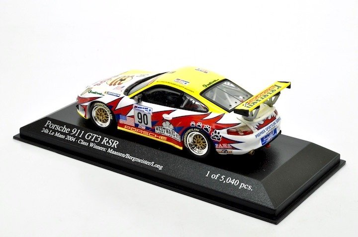 Minichamps 1:43 Porsche 911 GT3 RSR Maassen #90 Le Mans 2004 400046990
