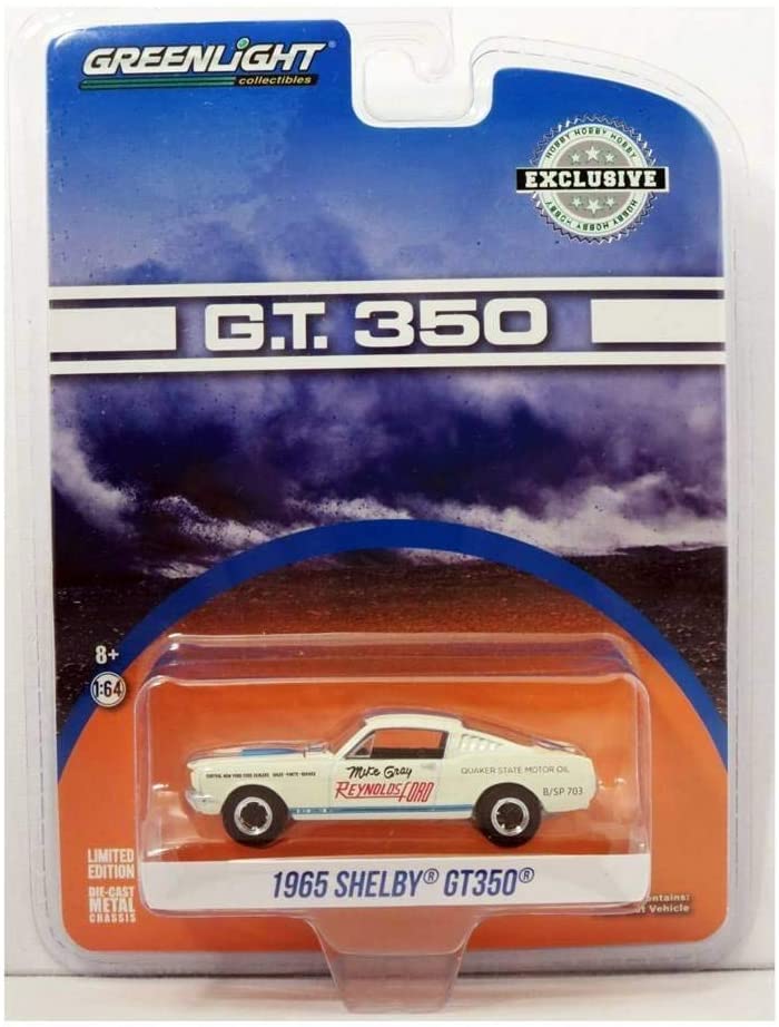 GreenLight 1:64 1965 Ford Shelby GT-350 - Reynolds Ford Super Horse driven by Mike Gray 29949