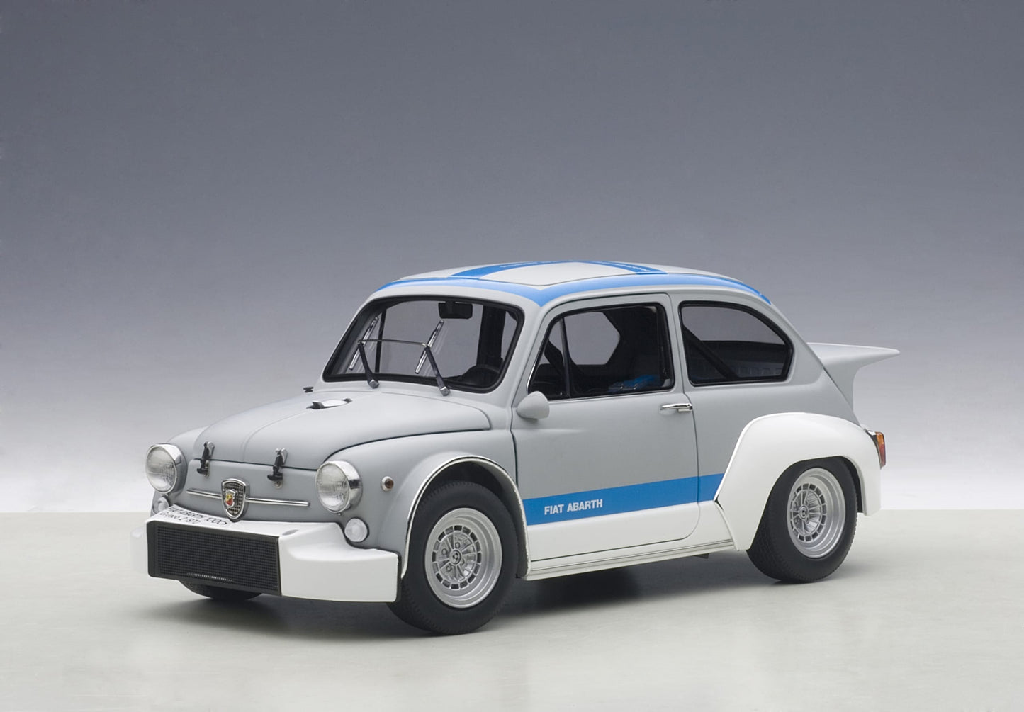 AUTOart 1:18 Fiat Abarth TCR 1000 (Matt Grey with Blue stripes) 72642