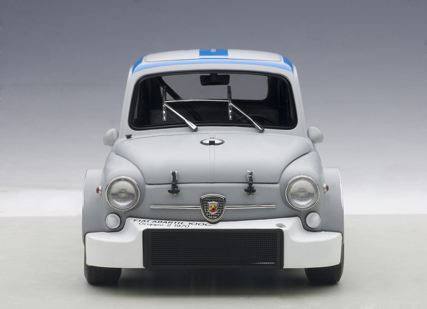 AUTOart 1:18 Fiat Abarth TCR 1000 (Matt Grey with Blue stripes) 72642