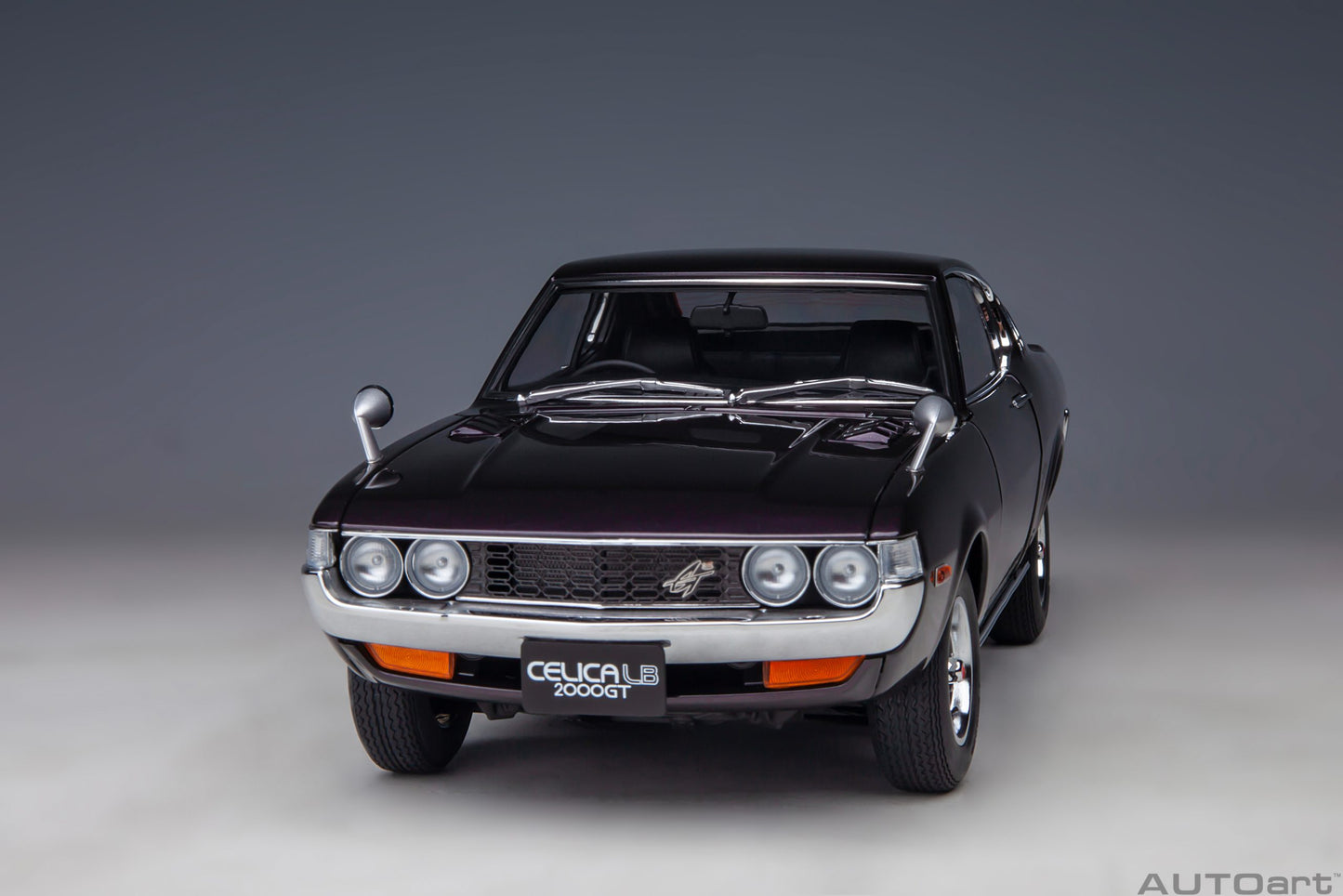 AUTOart 1:18 Toyota Celica Liftback 2000GT (RA25) 1973 (Dark Purple Metallic) 78769