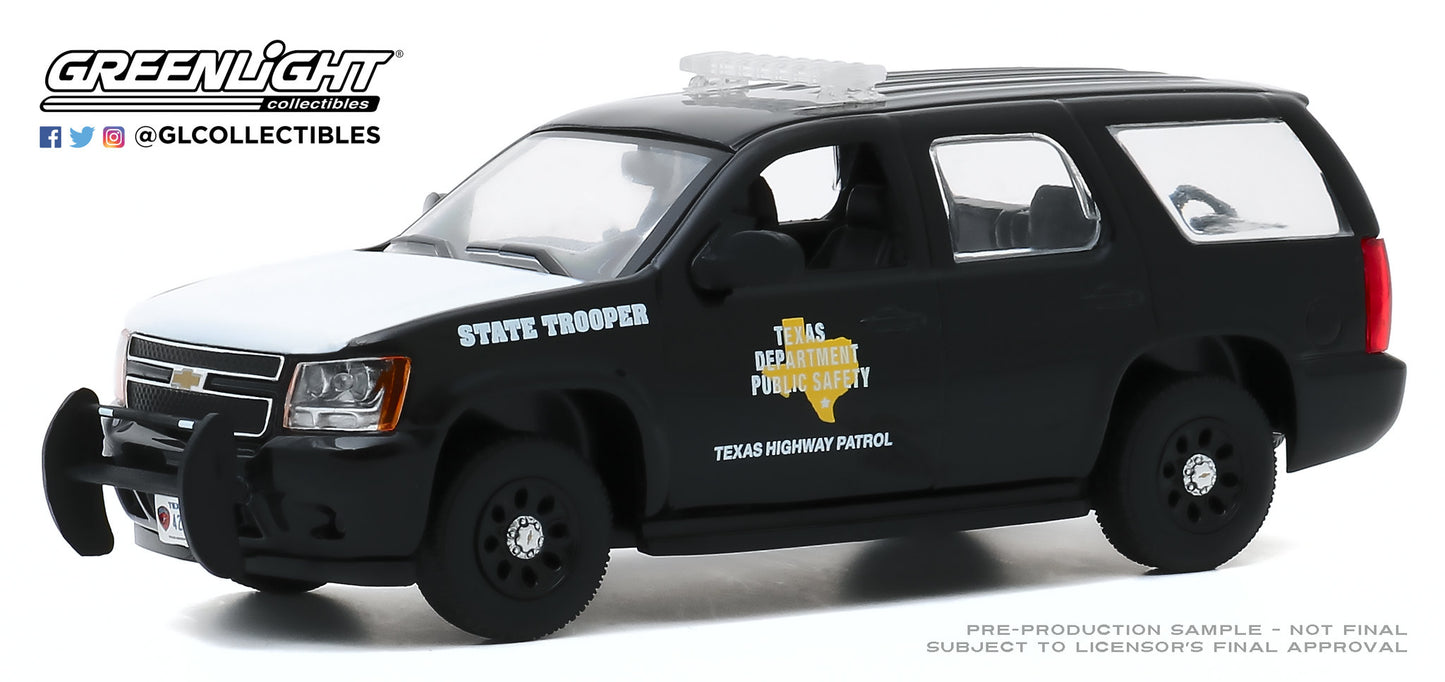 GreenLight 1:43 2010 Chevrolet Tahoe - Texas Highway Patrol State Trooper 86184