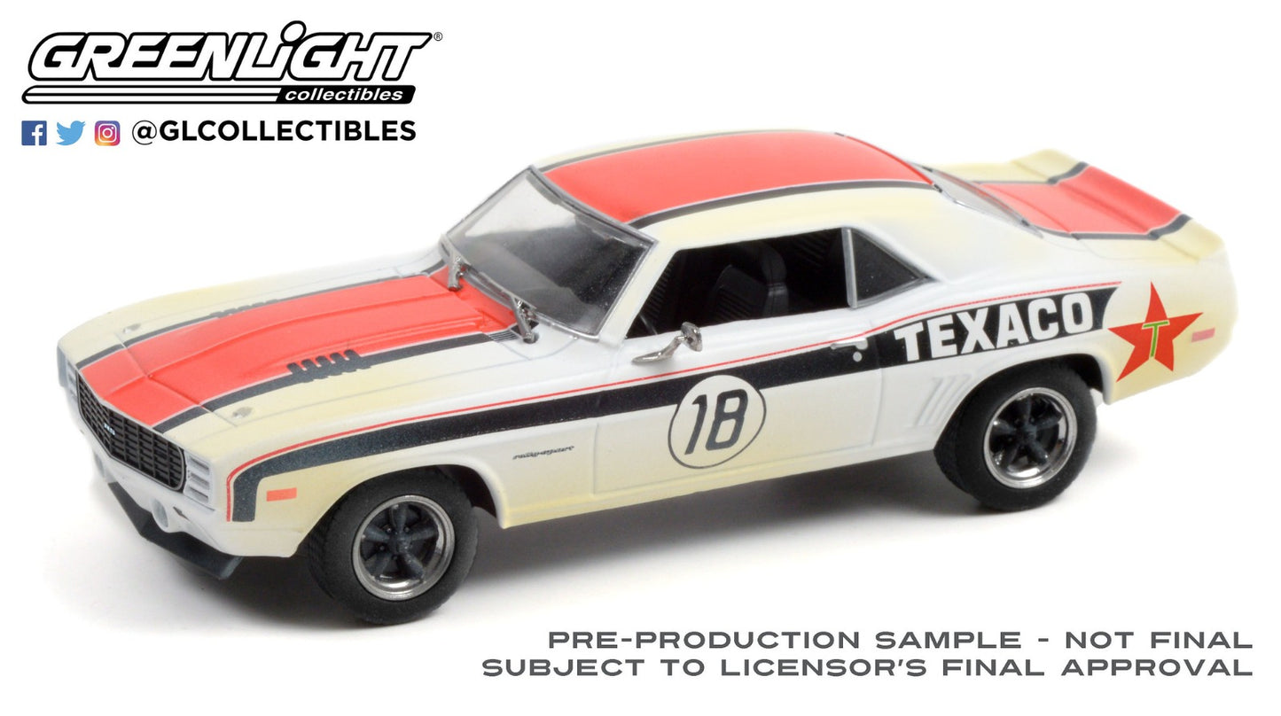 GreenLight 1:43 1969 Chevrolet Camaro RS - Texaco 86344