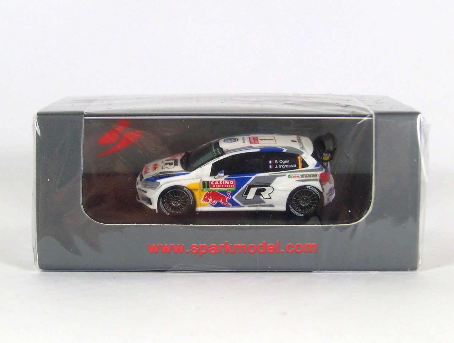 Spark 1:87 Volkswagen Polo R WRC #1 S.Ogier/J.Ingrassia Winner Monte Carlo 2014 87S138