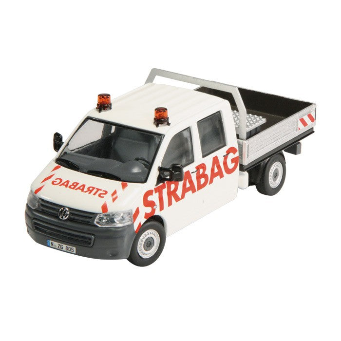 NZG 1:50 Volkswagen T5 Crew Cab Pickup Truck STRABAG NZG888/05