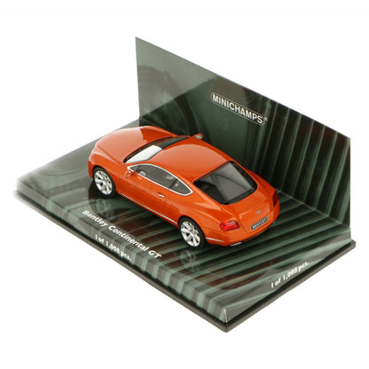Minichamps 1:43 Bentley Continental GT 2011 Orange Metallic 436139981