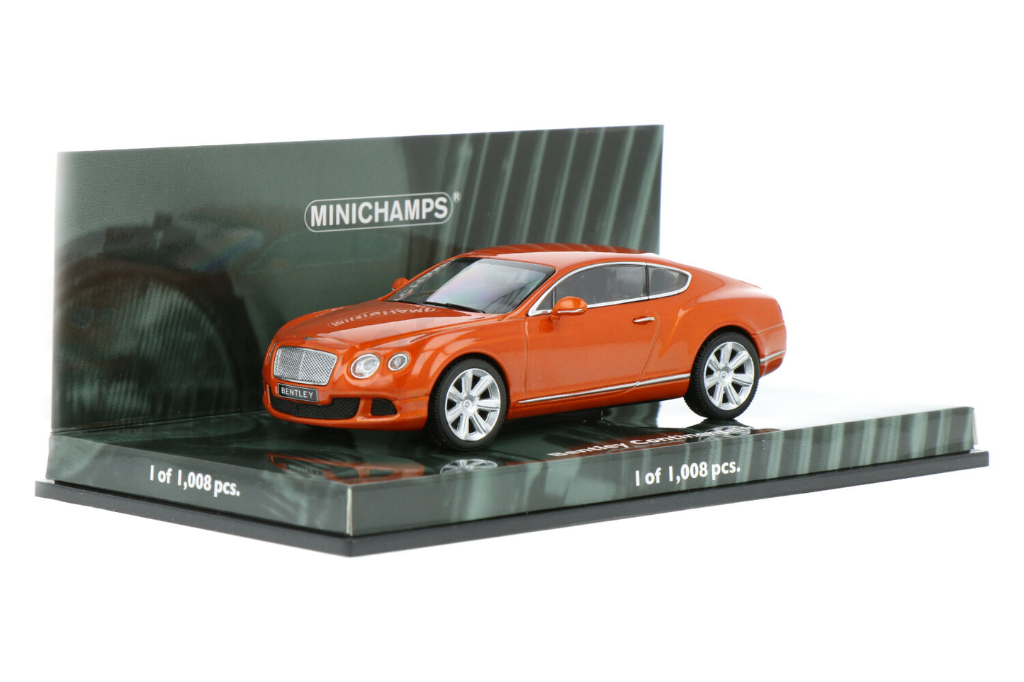 Minichamps 1:43 Bentley Continental GT 2011 Orange Metallic 436139981