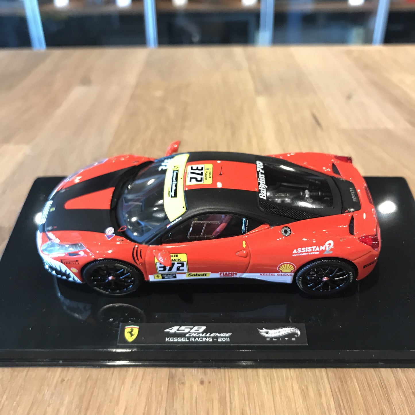 HotWheels 1/43 Elite Ferrari 458 Italia Challenge #372 2011 X5506