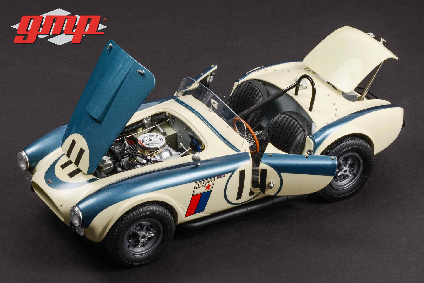 GMP 1:12 1963 Shelby 289 Competition Cobra CSX2011 - #11 John Everly / 1963 Nassau, Bahamas Speed Week GMP-12803