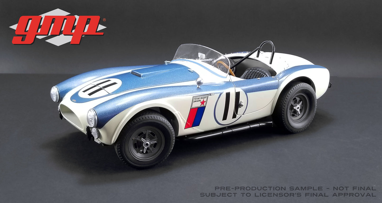 GMP 1:12 1963 Shelby 289 Competition Cobra CSX2011 - #11 John Everly / 1963 Nassau, Bahamas Speed Week GMP-12803
