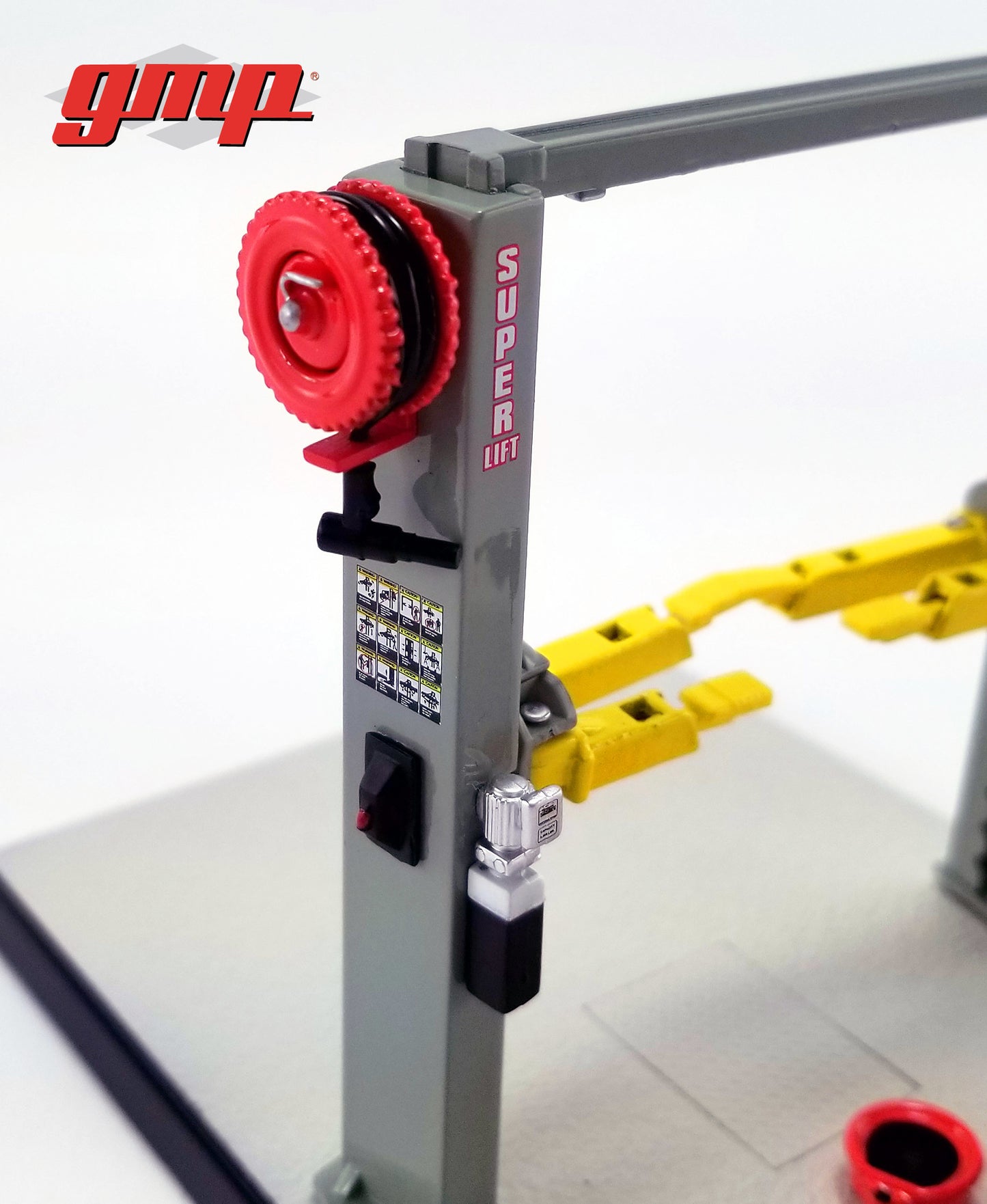 GMP 1:43 GMP Two Post Lift - Grey GMP-14312
