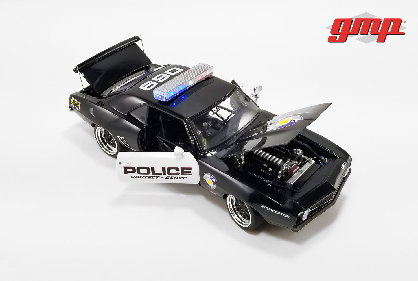 GMP 1:18 1969 Chevrolet Camaro - Street Fighter Police Interceptor GMP-18935