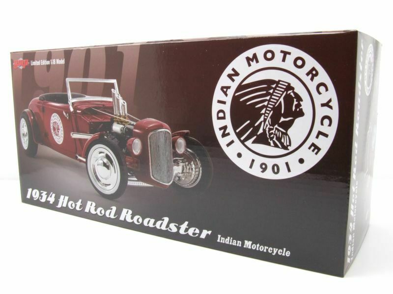 GMP 1:18 1934 Hot Rod Roadster - Indian Motorcycle Since 1901 GMP-18958