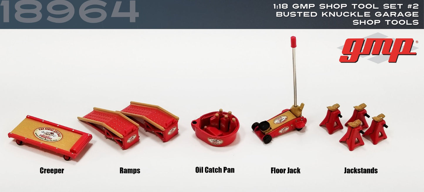 GMP 1:18 GMP Shop Tool Set #2 - Busted Knuckle Garage GMP-18964