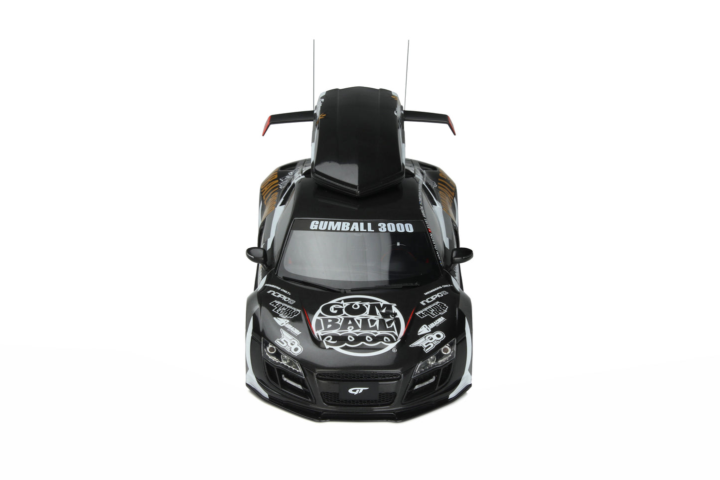 GT Spirit 1:18 Audi R8 Body Kit Gumball 3000 with Ski Box GT386