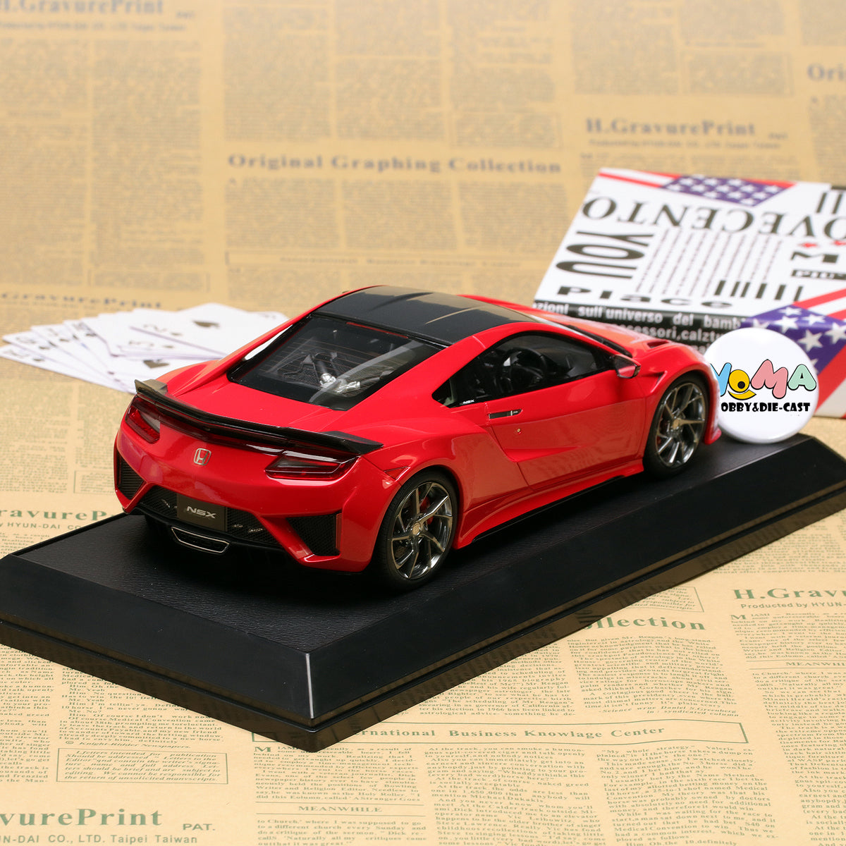 Hobby Japan 1:18 Honda NSX 2016 Red HJ1802SR