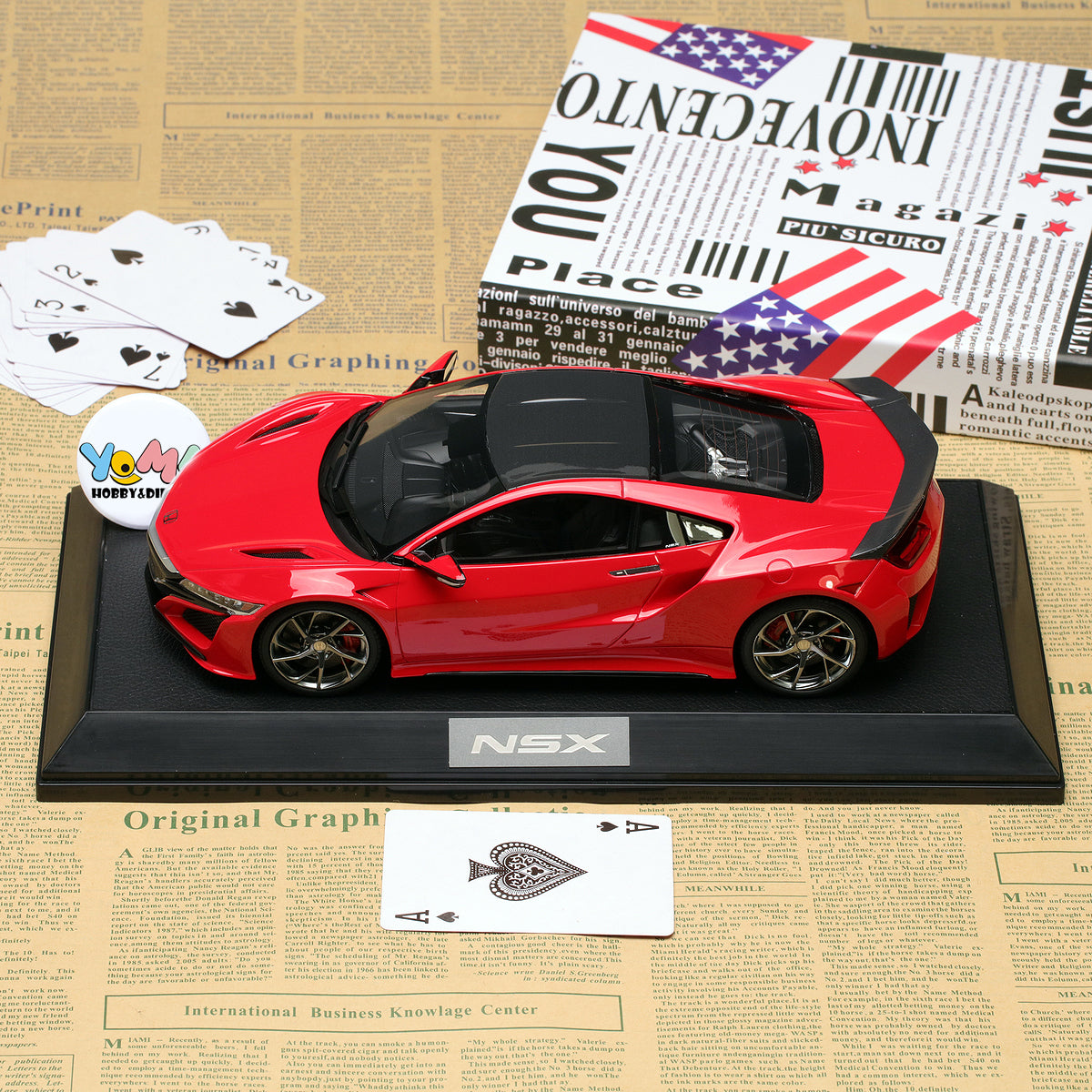 Hobby Japan 1:18 Honda NSX 2016 Red HJ1802SR
