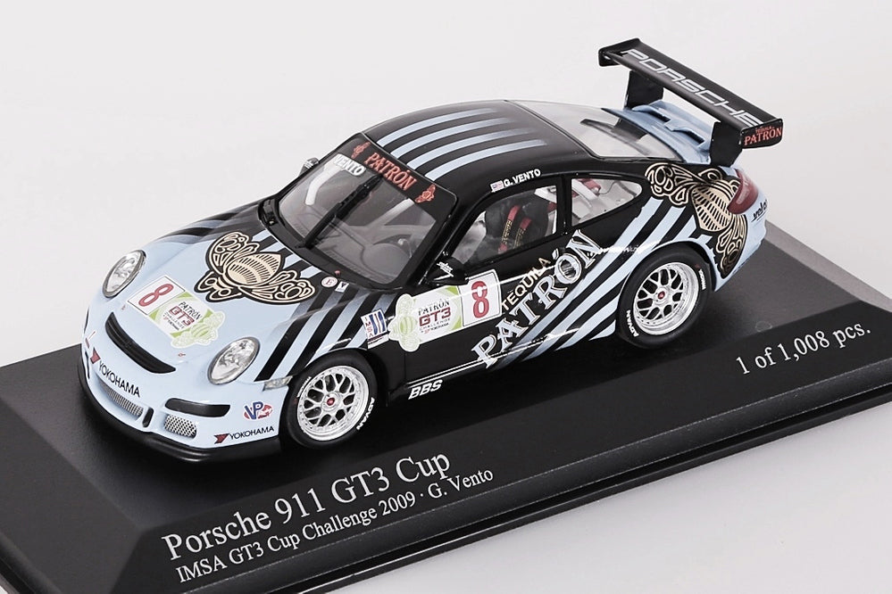 Minichamps 1:43 Porsche 911 GT3 CUP Gerry Vento #8 IMSA GT3 Challenge 2009 400096798