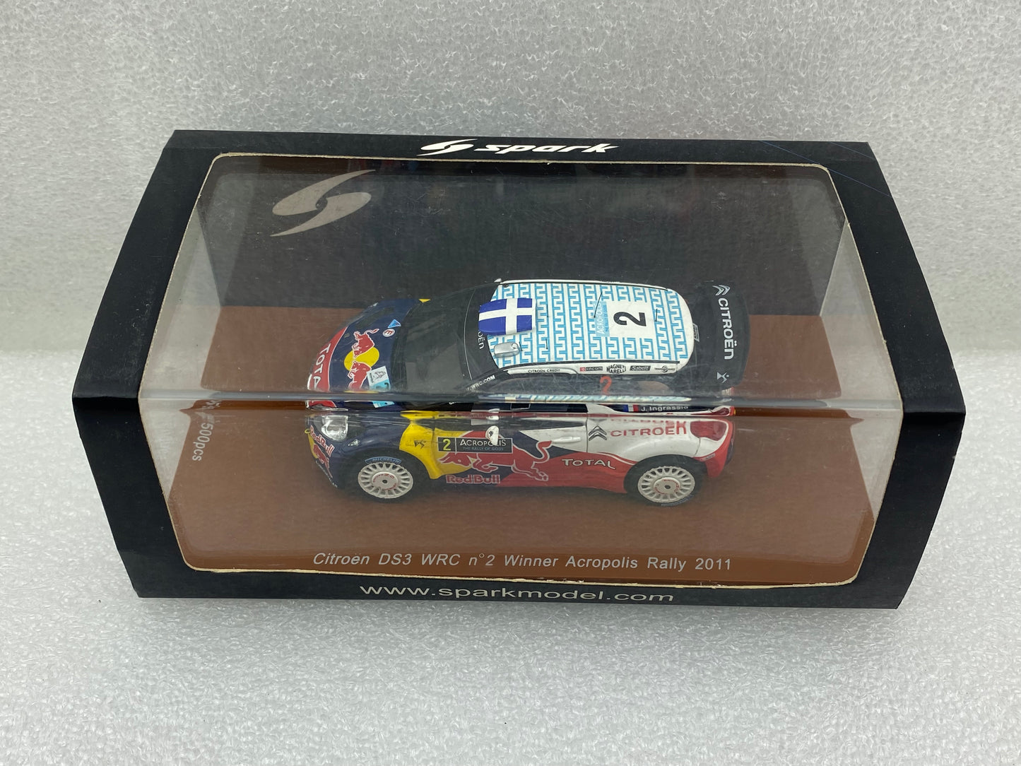 Spark 1:43 Citroen DS3 WRC #2 Ogier Winner Acropolis Rally 2011 S3310