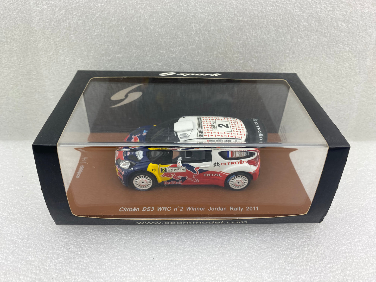 Spark 1:43 Citroen DS3 WRC #2 Ogier/Ingrassia Winner Jordan Rally 2011 S3309