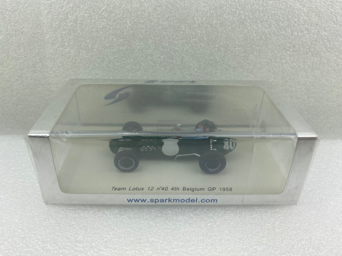 Spark 1:43 Lotus 12 #40 Cliff Allison 4th Belgium GP 1958 S1834