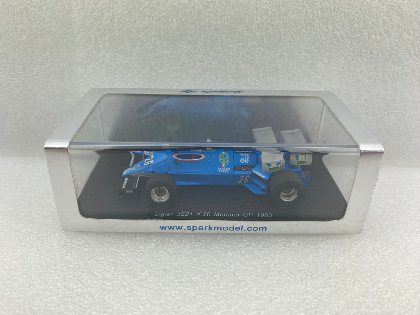 Spark 1:43 Ligier JS21 #26 Raul Boesel Monaco GP 1983 S1794