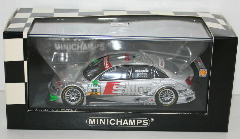 Minichamps 1:43 Audi A4 Rinaldo Capello Audi Sport Infineon Team Joest #22 DTM Shanghai 2004 400041422