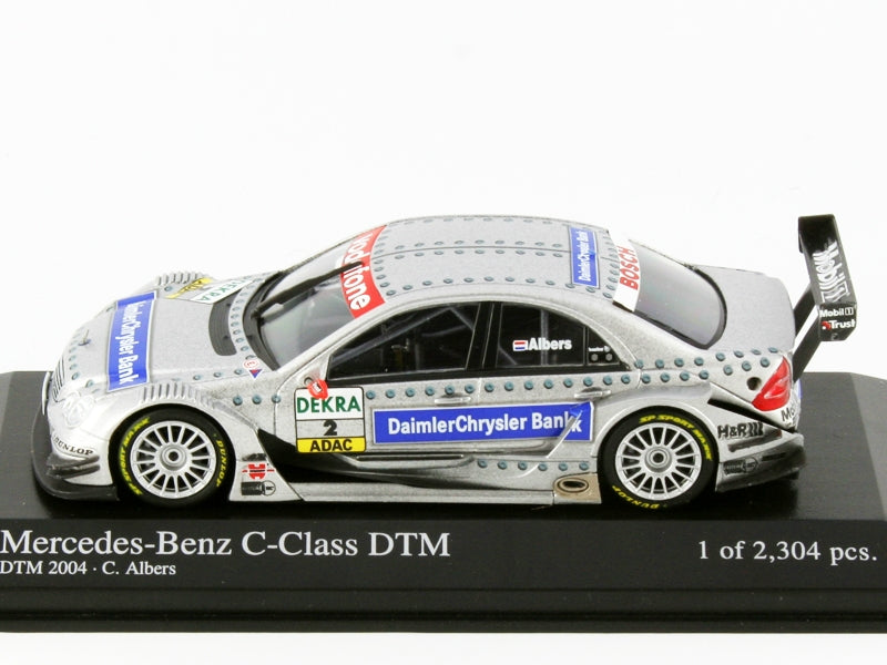 Minichamps 1:43 Mercedes-Benz C-Class – DaimlerChrysler Bank – Cristian Albers – Team AMG #2 DTM 2004 400043402
