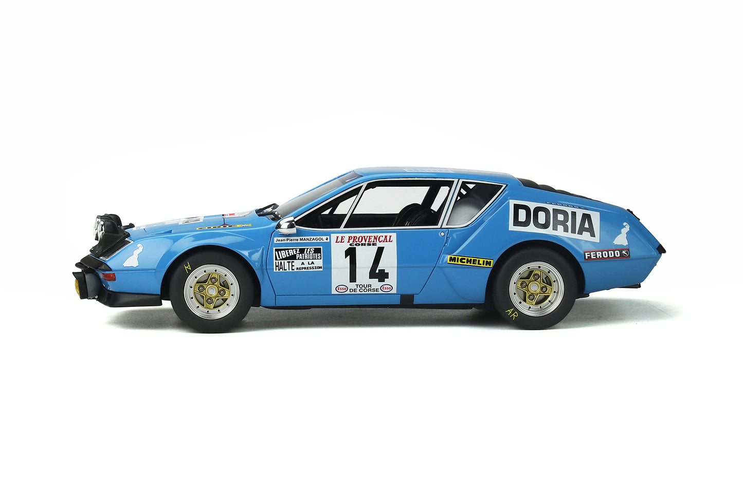 OTTO 1:18 1976 Alpine A310 1600 Gr.4 Tour de Corse #14 OT813