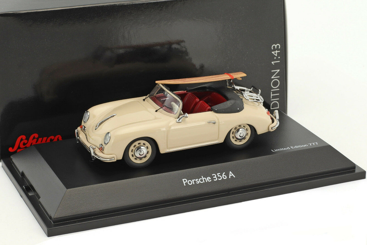 Schuco 1:43 Porsche 356 Cabriolet Edition 70 Jahre Porsche beige 450256900