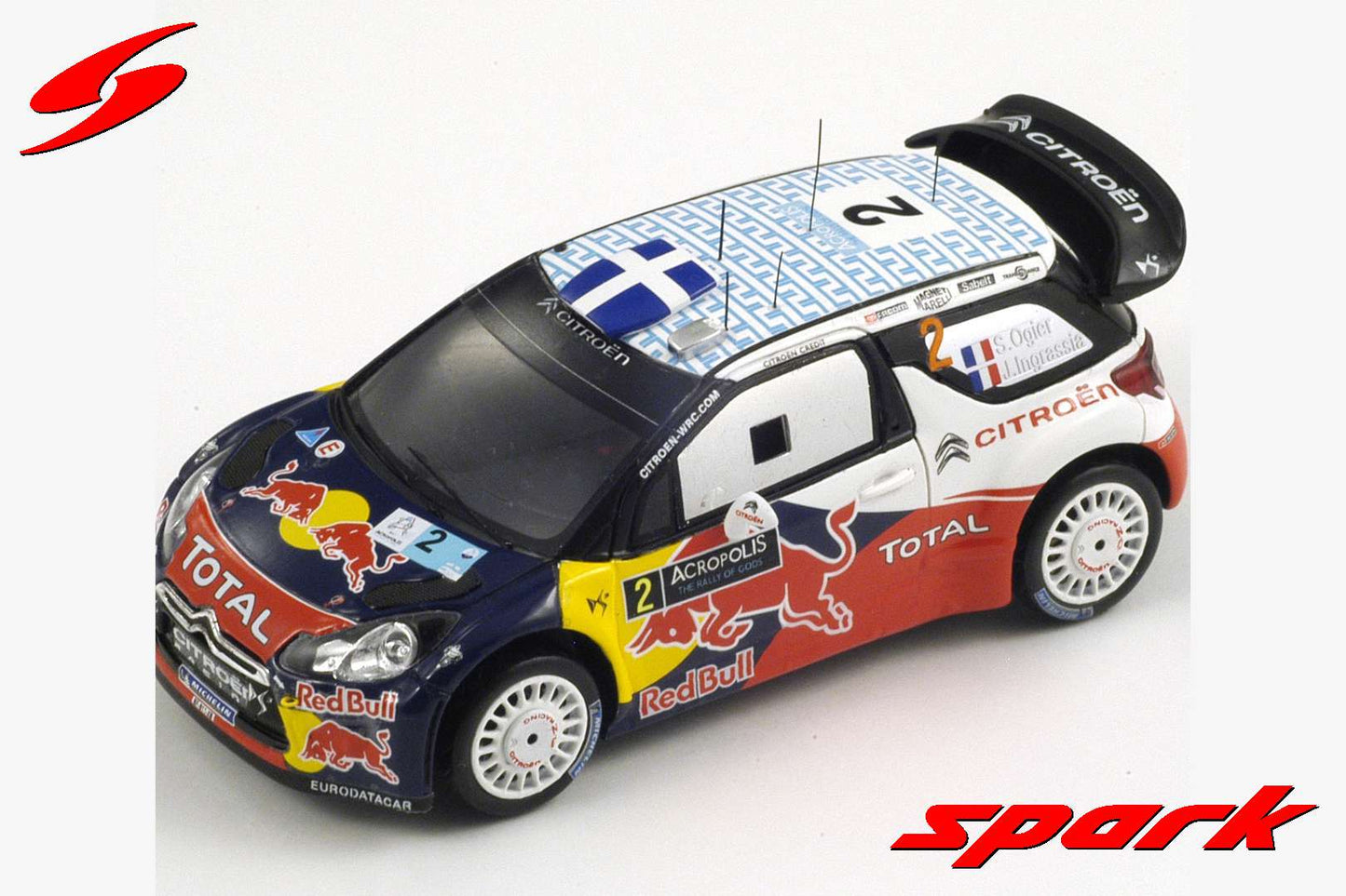 Spark 1:43 Citroen DS3 WRC #2 Ogier Winner Acropolis Rally 2011 S3310