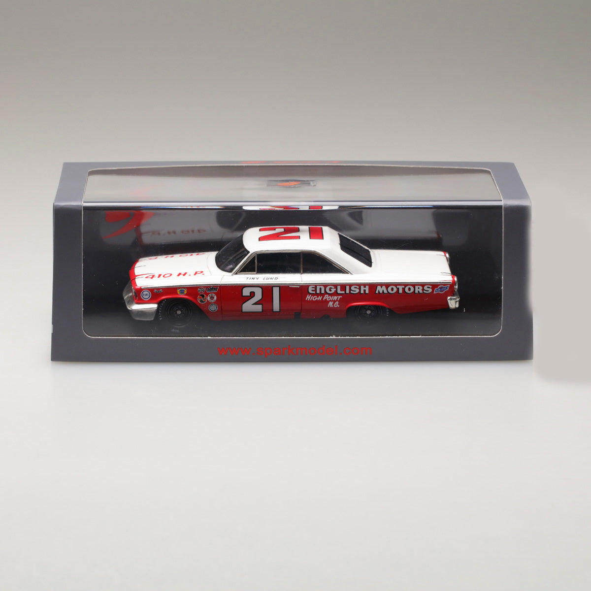 Spark 1:43 Ford Galaxy #21 Tiny Lund Winner Daytona 500 1963 S3600
