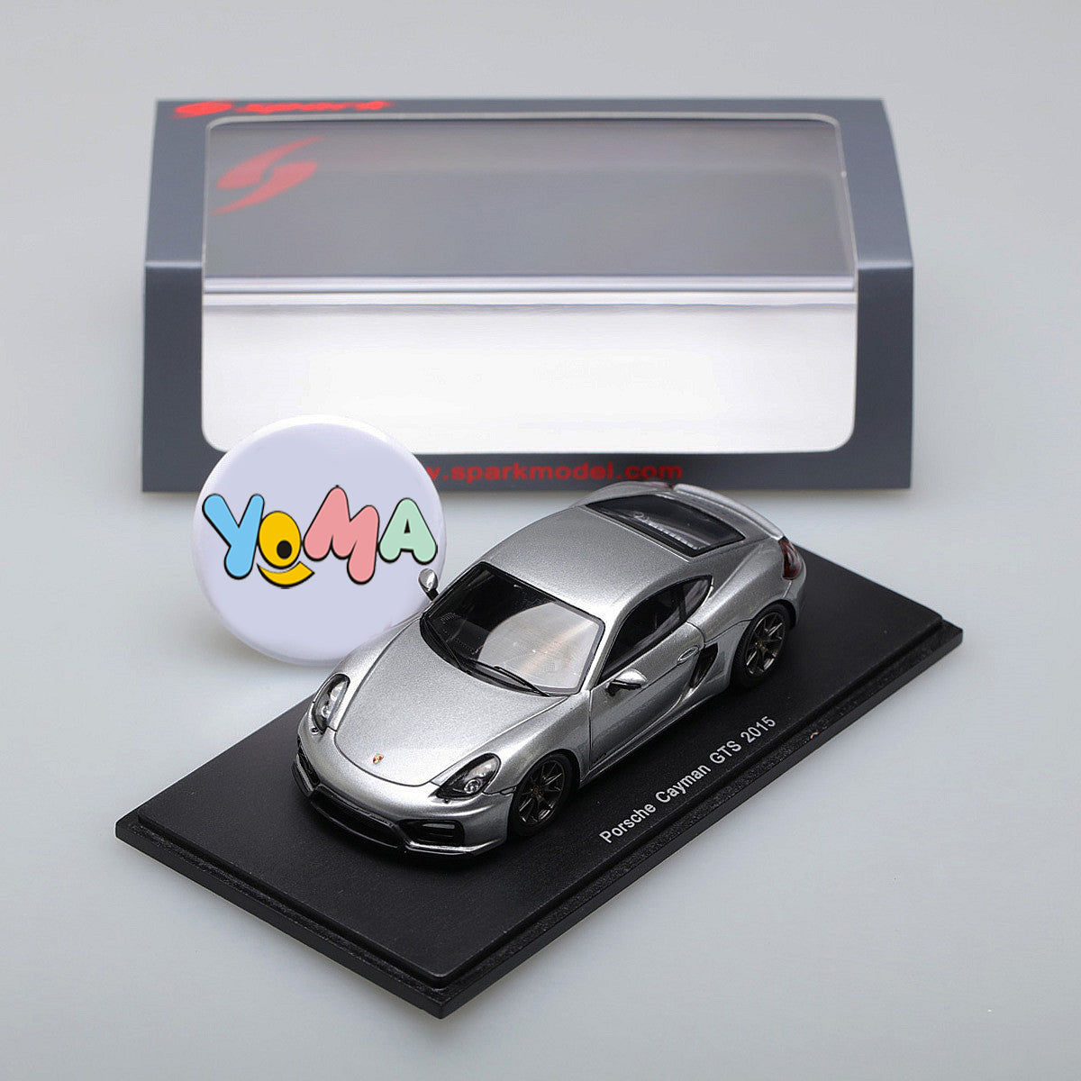 Spark 1:43 Porsche Cayman GTS 2016 Silver S4940