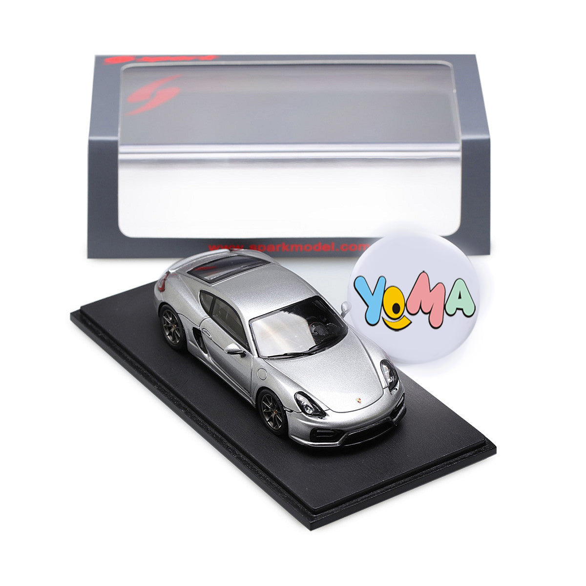 Spark 1:43 Porsche Cayman GTS 2016 Silver S4940