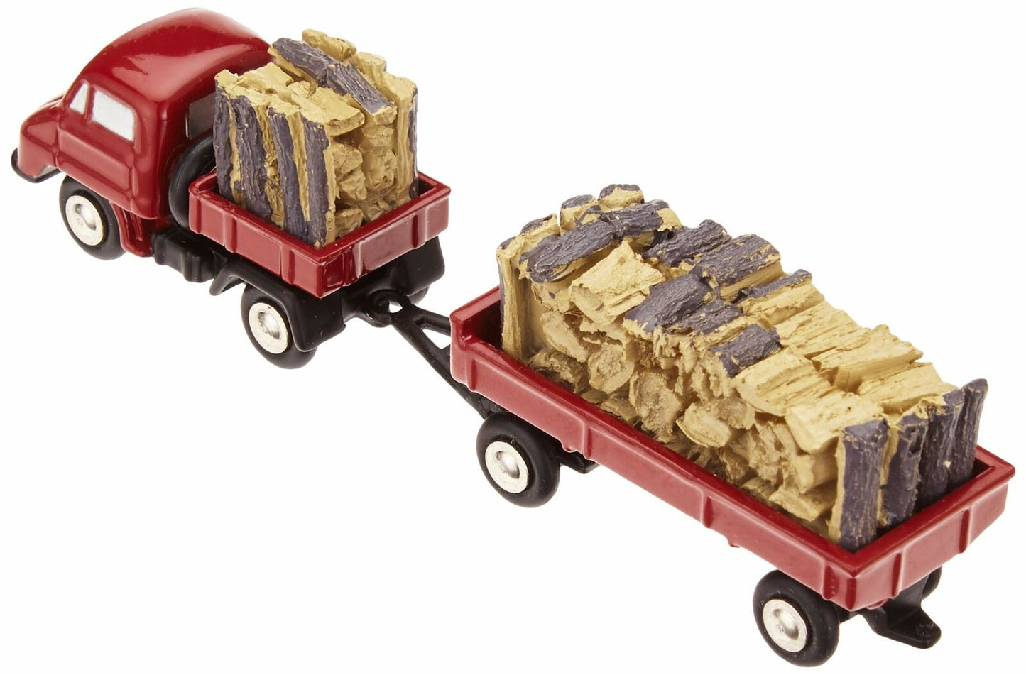 Schuco 1:90 Unimog U411 pick-up with trailer und wood load 450566700