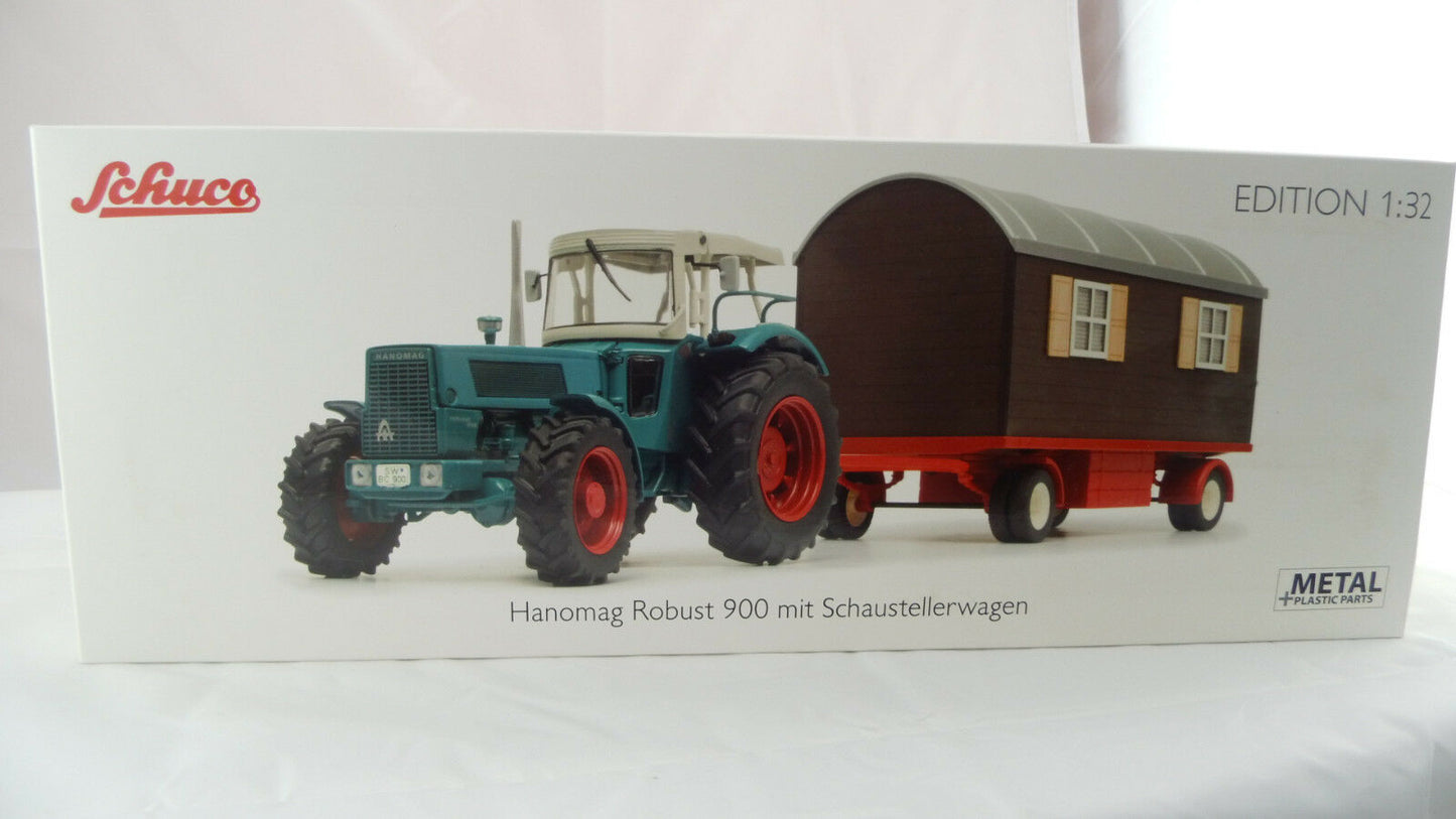 Schuco 1:32 Hanomag Robust with trailer 450780300