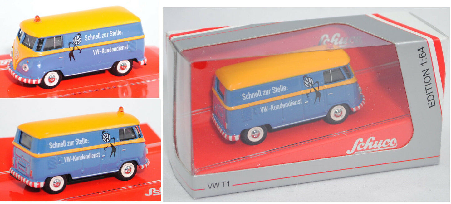 Schuco 1:64 Volkswagen T1 box van Kundendienst 452015500