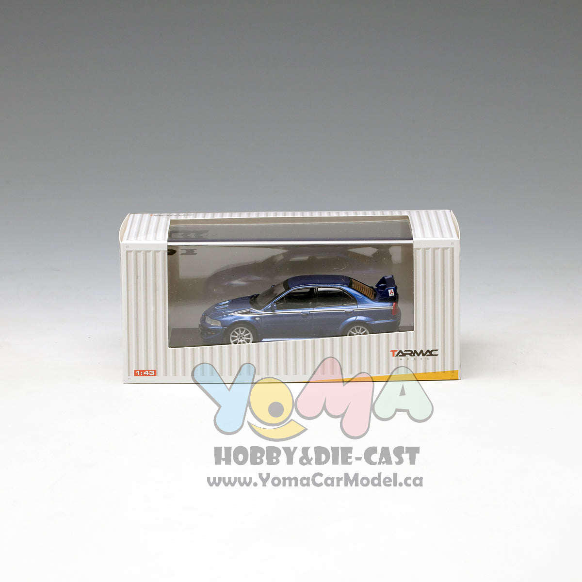 Tarmac Works 1:43 Mitsubishi Lancer Evolution 6.5 Blue T43-004-BL