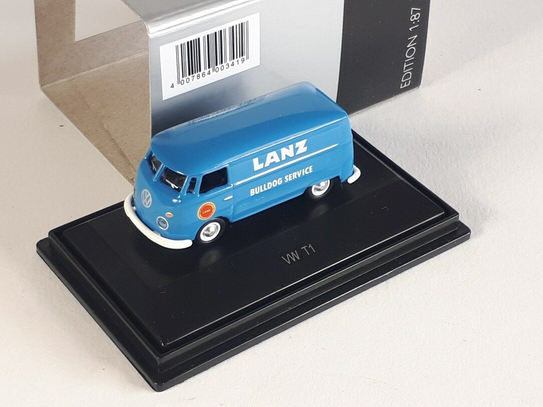 Schuco 1:87 Volkswagen T1c box van Lanz Bulldog-Service 452628700
