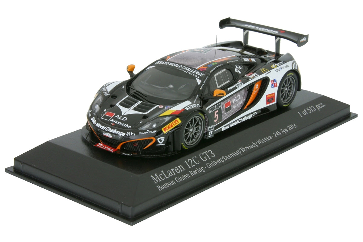 Minichamps 1:43 McLaren 12C GT3 Boutsen Ginion Racing Guilvert/Dermont/Vervisch/Wauters #5 24H Spa 2013 437131305