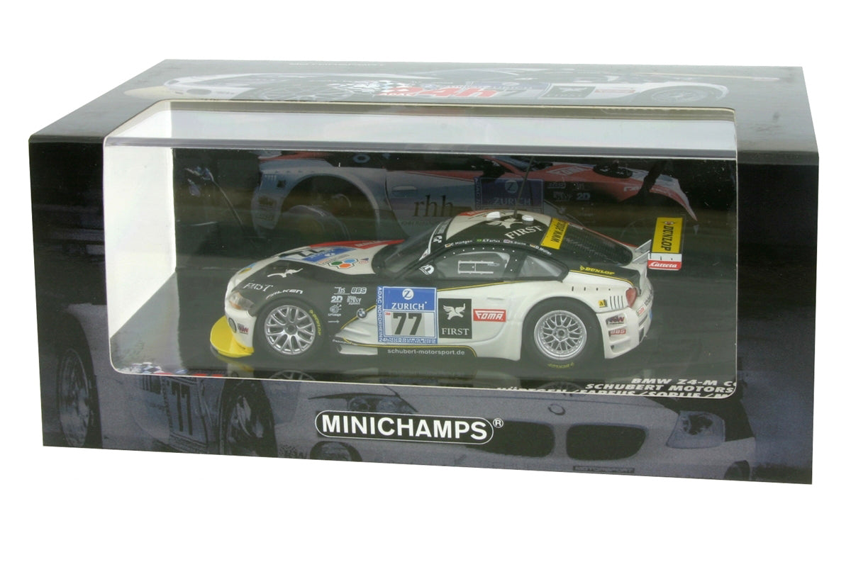 Minichamps 1:43 BMW Z4 M Coupe Schubert Motorsport Muller/Sorlie/Farfus/Hurtgen #77 24H Nurburgring 2009 400092777