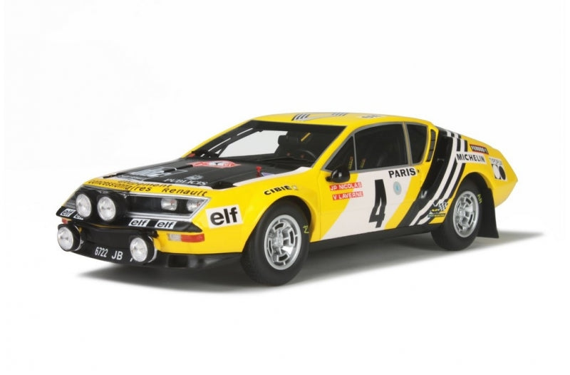 OTTO 1/18 Alpine A310 1600 Group 4 #4 Monte Carlo 1976 JP.Nicolas V.Laverne OT201