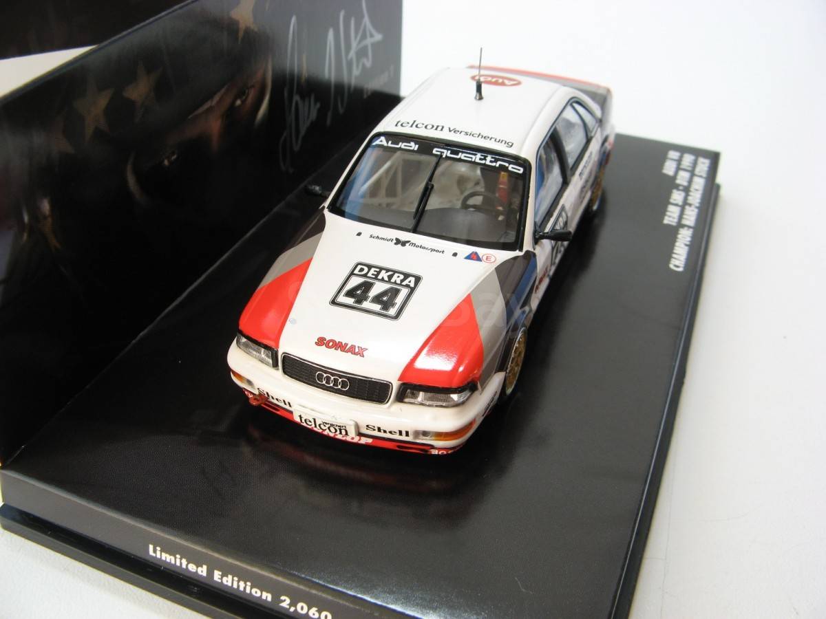 Minichamps 1:43 Audi V8 Team SMS #44 DTM 1990 Champion Hans-Joachim Stuck 444901444